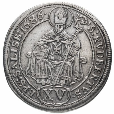 купить Австрия Зальцбург 15 крейцеров 1686