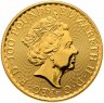 Купить Великобритания 100 фунтов (Pounds) 2021 "Британия" Золото Елизавета