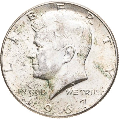 купить США 50 центов (1/2 доллара, half dollar) 1967 Kennedy Half Dollar (Кеннеди)