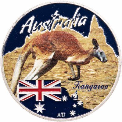 купить Тувалу 1 доллар 2017 "Животные Австралии - Кенгуру"