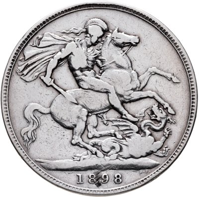 купить Великобритания 1 крона (crown) 1898