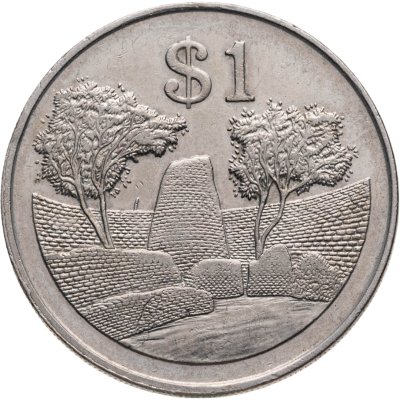 купить Зимбабве 1 доллар (dollar) 1980