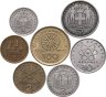 Купить Греция набор из 7 монет 1, 2 , 5 и 10, 100 драхм 1954 - 1992