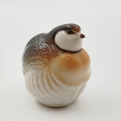 купить Статуэтка "Каменная куропатка", фарфор, аэрография, роспись, Ленинградский фарфоровый завод (ЛФЗ), СССР, 1986-1991 гг.