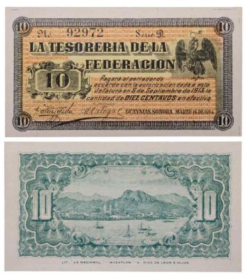 купить Мексика 10 сентаво 1914