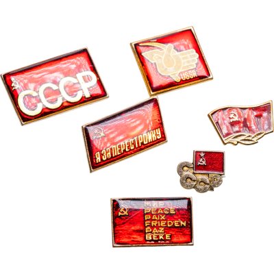 купить Знак набор из 6 штук "За СССР"