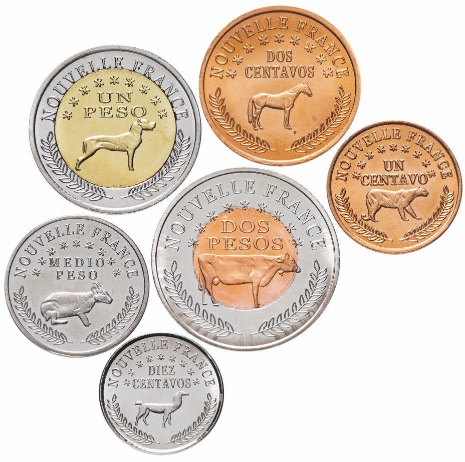 купить Патагония (Новая Франция) набор монет 2013 (6 штук)
