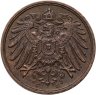 Купить Германия 2 пфеннига (pfennig) 1913 G  знак монетного двора:  "G" - Карлсруэ
