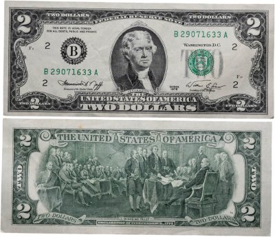 купить США 2 доллара 1976 (Pick 461) B-Нью Йорк