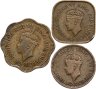 Купить Цейлон, набор монет для обращения 1943-1945 (3 шт.)