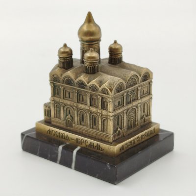 купить Статуэтка миниатюра "Архангельский собор", бронза, камень, СССР, 1970-1980 гг.