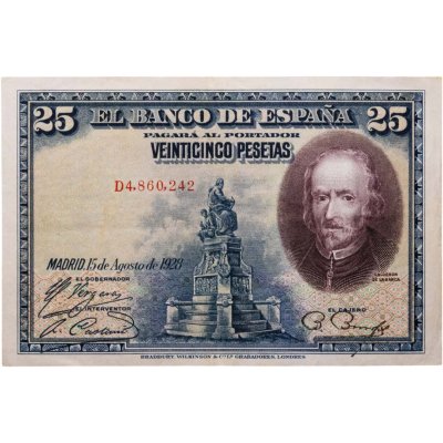 купить Испания 25 песет 1928 (Pick 74.b)