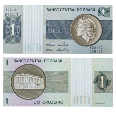 купить Бразилия 1 крузейро 1970-1972 год Pick 191a
