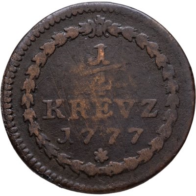 купить Курфюршество Пфальц ¼ крейцера 1777