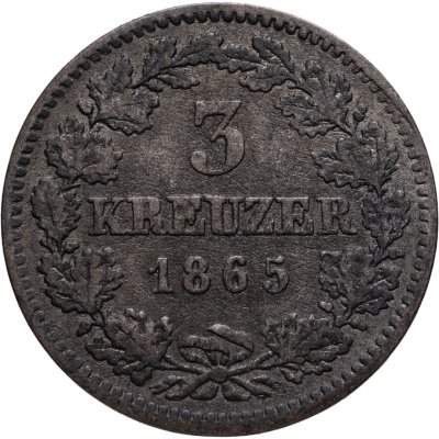 купить Бавария 3 крейцера 1865
