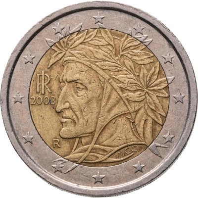 купить Италия 2 евро (euro) 2003