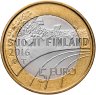 Купить Финляндия 5 евро 2016 "Лыжник - прыжки с трамплина"