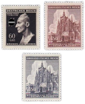 купить Германия, Третий Рейх, Богемия и Моравия набор из 3 марок 1943-1944