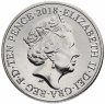 Купить Великобритания 10 пенсов 2018 "Английский алфавит - X"