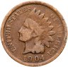 Купить США 1 цент 1904 "Indian Head Cent"