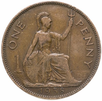 купить Великобритания 1 пенни Георг VI