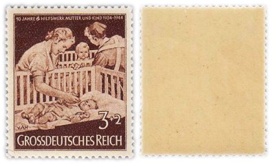 купить Германия, Третий Рейх 3+2 рейхспфеннига 1944 "10-летие благотворительной организации "Мать и дитя"