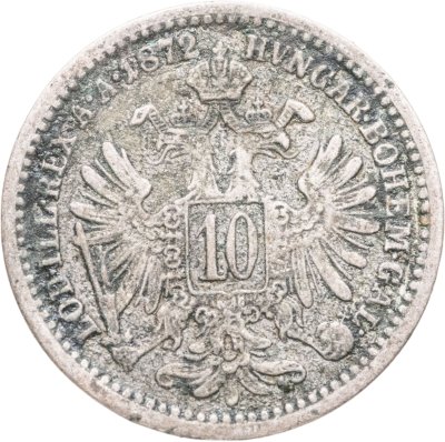 купить Австрия 10 крейцеров 1872