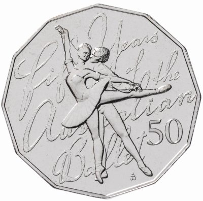 купить Австралия 50 центов 2012 "50 лет австралийскому балету"