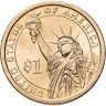 Купить США 1 доллар (dollar) 2009 Уильям Гаррисон (9-й президент США) знак монетного двора "D" - Денвер