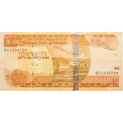 купить Эфиопия 50 быр 2015