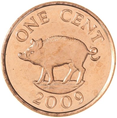 купить Бермуды 1 цент (cent) 2009