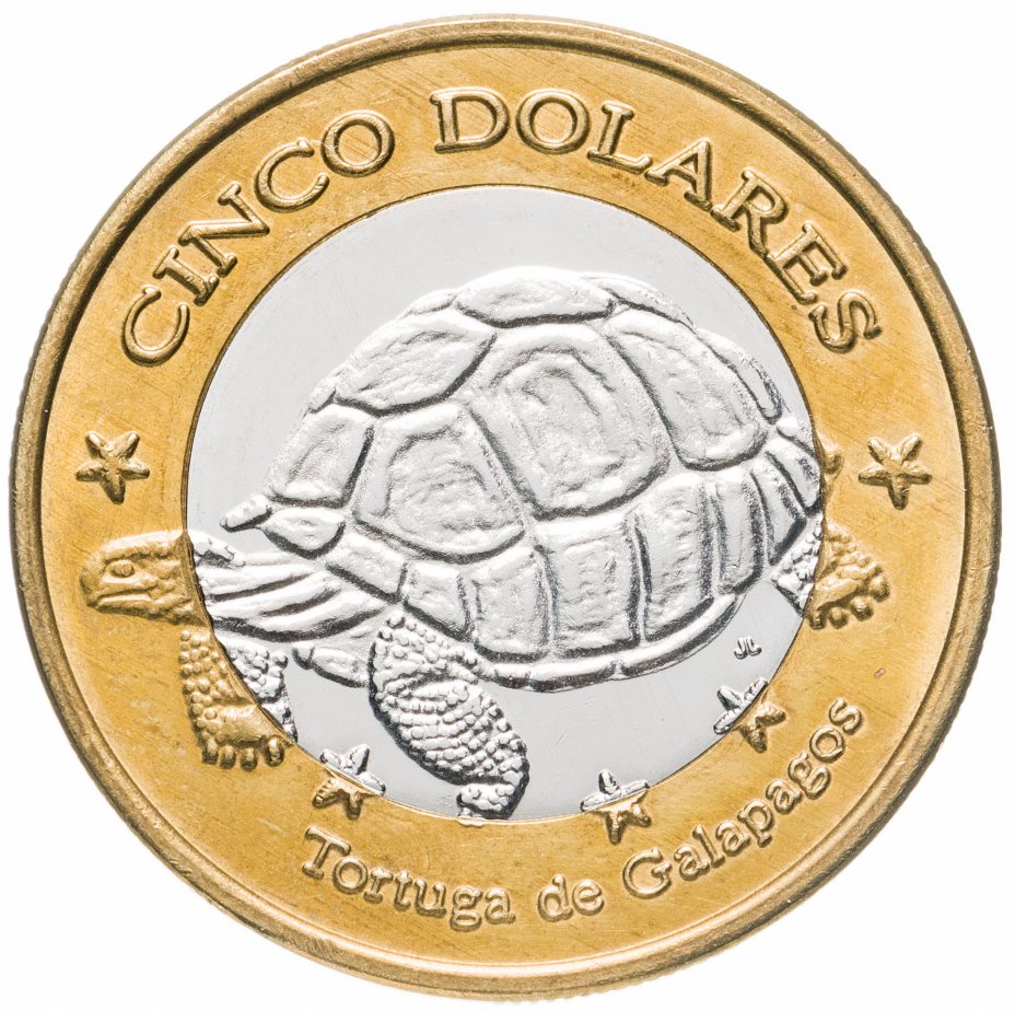 купить Галапагосские острова 5 долларов 2008 Черепаха