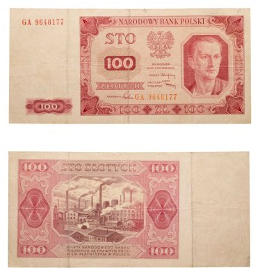 купить Польша 100 злотых 1948