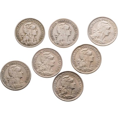 купить Португалия набор монет 1 эскудо 1946-1962 (7 штук)