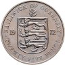 Купить Гернси 25 пенсов (pence) 1972 "25 лет свадьбе Королевы Елизаветы II и Принца Филиппа"