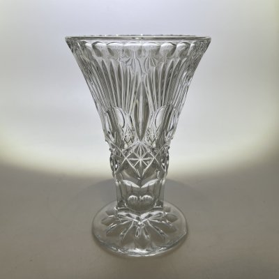 купить Миниатюрная ваза с резным декором, хрусталь, пресс, Россия, 2000-2010 гг.