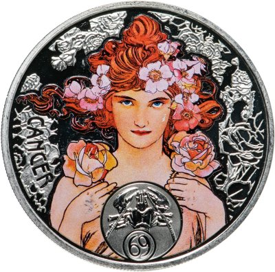 Купить Ниуэ 1 доллар (dollar) 2011 "Знаки зодиака - Рак"