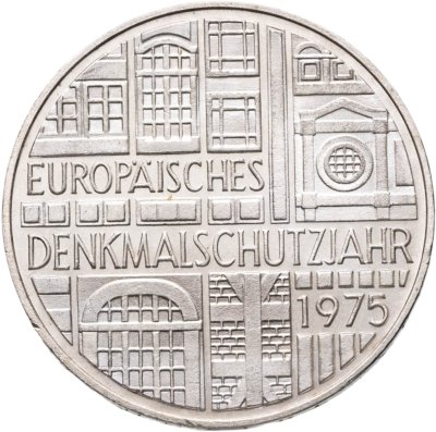 купить Германия 5 марок (deutsche mark) 1975 Европейский год охраны памятников
