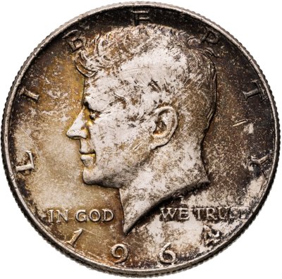купить США 50 центов (1/2 доллара, half dollar) 1964 Kennedy Half Dollar (Кеннеди) без обозначения монетного двора