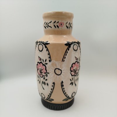 купить Ваза с изображением цветов, керамика, роспись, СССР, 1960-1980 гг.