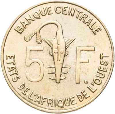 купить Западная Африка (BCEAO) 5 франков (francs) 2006
