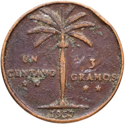 купить Доминикана 1 сентаво (centavo) 1957