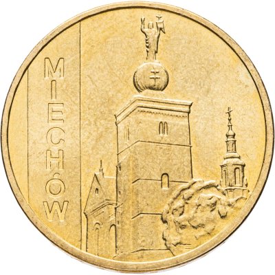 купить Польша 2 злотых 2010 "Город Мехув (Miechow)"
