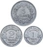 Купить Франция 5 2 1 франк 1949-1957 набор из 3-х монет