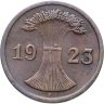 Купить Германия 2 пфеннига (рентенпфеннига, rentenpfennig) 1923 F  знак монетного двора "F" — Штутгарт