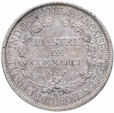Купить Французский Индокитай 1 пиастр (piastre) 1900