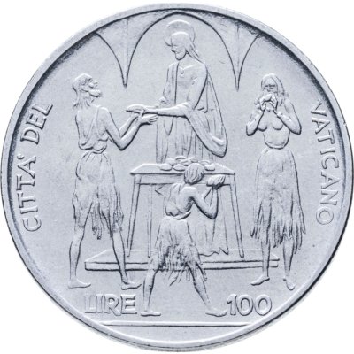 купить Ватикан 100 лир (lire) 1968