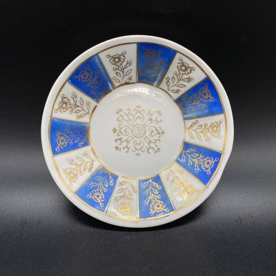 купить Розетка, фарфор, золочение, Дмитровский фарфоровый завод (ДФЗ Вербилки), СССР, 1954-1965 гг.