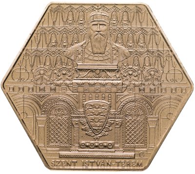 купить Венгрия 3000 форинтов (forint) 2022 "Зал Святого Стефана"