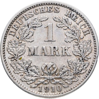 купить Германия (Германская Империя) 1 марка 1910 "D"